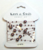 K&G; Perleb�nd r�dbrun 2913